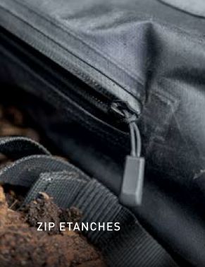 MULE Evo 12 bag: waterproof zippers